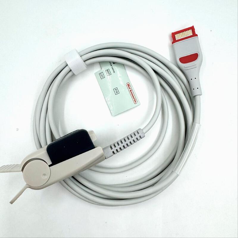 Accessori medici di alta qualità Accessori per monitor medici riutilizzabili Sensore SpO2 morbido per adulti Sensore RAD-97 compatibile