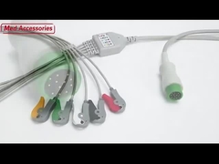 Accessori medici Cable di monitoraggio BCI ECG 6 Pin 5 Leads Multiuso 0.9m Dimensione